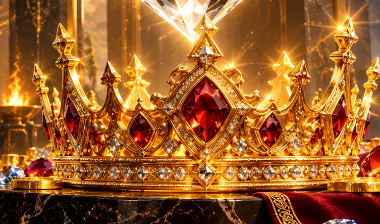 A crown in balance